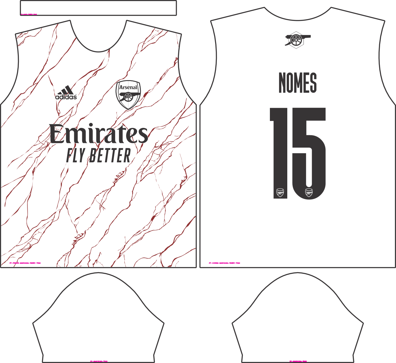 Arsenal 2020-2021 Branca