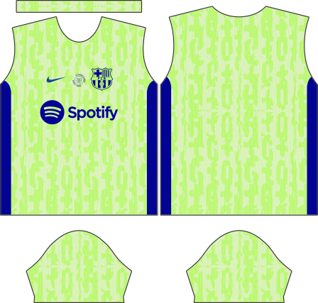Barcelona FC 2024-25 Third Leaked VERDE