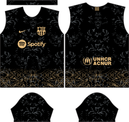 Barcelona Special Black & Gold