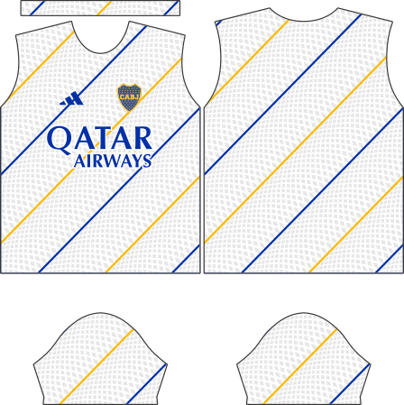 Boca Juniors Concept 2023-24 Branco