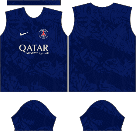 Paris Saint Germain 2023 Concept Grunge